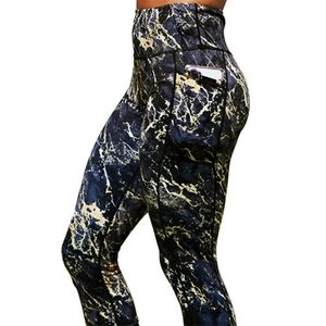 Constantly Varied Gear Gold Marble Crop Leggings